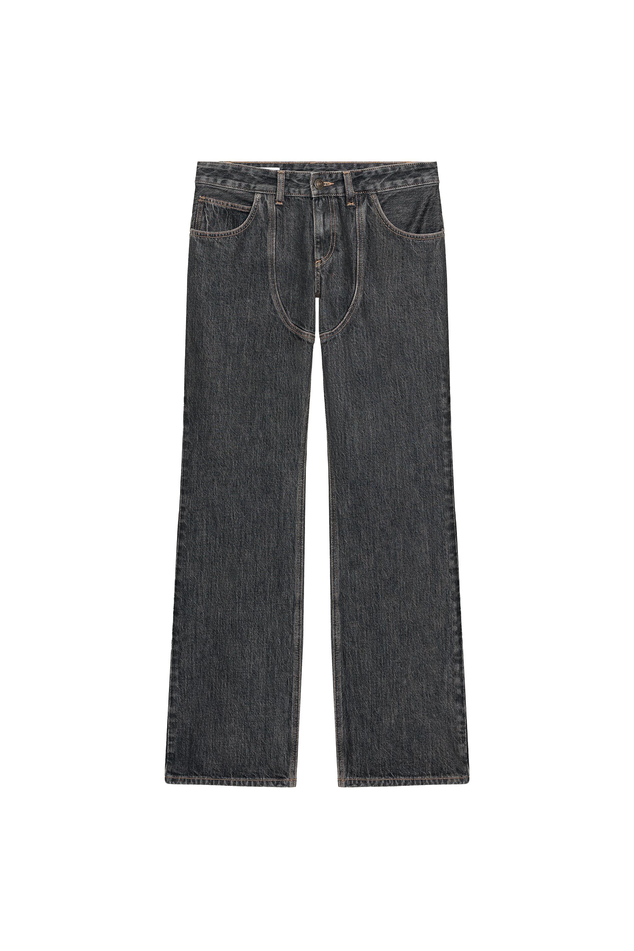 TRF LOW RISE WIDE LEG SEAMSTITCH JEANS